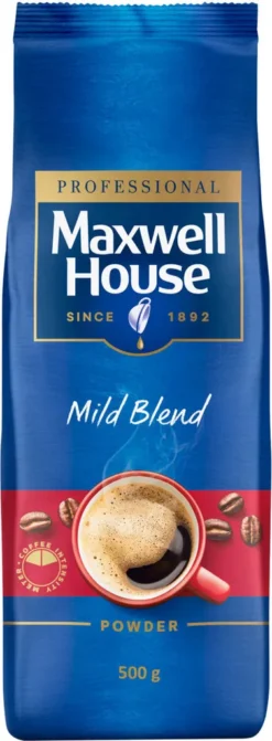 MAXWELL HOUSE Löskaffee Mild Blend Löslicher Kaffee Instantkaffee 8 X 500 G Beutel -Senseo || Tassimo Verkäufe 74794083db8802fbd593fb157c4d9695