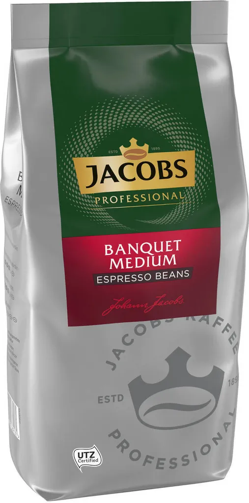 JACOBS Professional Kaffeebohnen Banquet Medium Espresso Bohnen 2 X 1 Kg 3 JACOBS Professional Kaffeebohnen Banquet Medium Espresso Bohnen 2 X 1 Kg – Bild 3