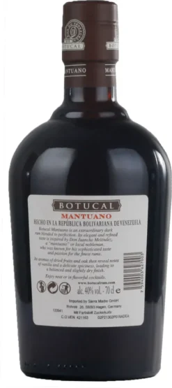 Botucal Rum Mantuano | 40 % Vol | 0,7 L -Senseo || Tassimo Verkäufe 76f2b02957962c6f80dc421023f88c14