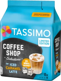 TASSIMO Kapseln Typ Iced Caramel Latte Coffee Shop Selections Discs 40 Getränke -Senseo || Tassimo Verkäufe 770c56e82e1edede81a3e4e294dcb6f1