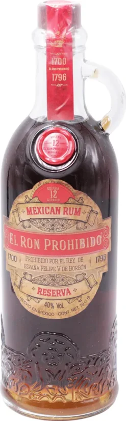 El Ron Prohibido Rum Solera 12 Jahre Mexican Rum | 40 % Vol | 0,7 L -Senseo || Tassimo Verkäufe 77a920ac7d8fd4ffcd74bb27b4de047c