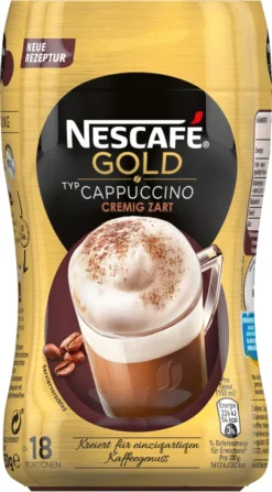 Nescafé® Nescafé Gold Typ Cappuccino Cremig Zart | 250g -Senseo || Tassimo Verkäufe 79ca332f5113a1c1d03f996b7a6ad538