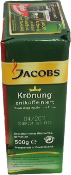 Jacobs Filterkaffee Krönung Entkoffeiniert | Gemahlen | 500g -Senseo || Tassimo Verkäufe 7a7de66b00bc72c67c21e3f5ce4182e9