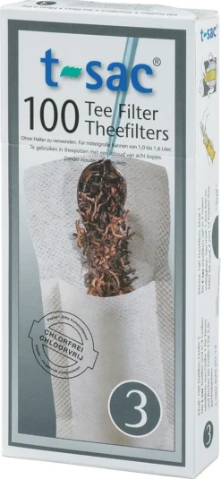 Papier Teefilter Nr. 3 T-sac Filter Für Teekanne 1,0 Bis 1,6l