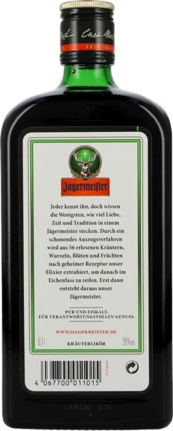 Jägermeister Kräuterlikör | 35 % Vol | 0,7 L 13 Jägermeister Kräuterlikör | 35 % Vol | 0,7 L -Senseo || Tassimo Verkäufe 80665f820c1843135313cf2ff2fd6ca7