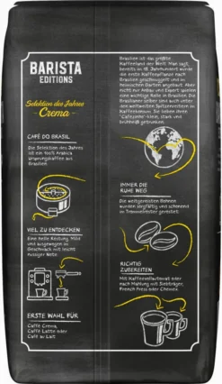 JACOBS Kaffeebohnen Barista Editions Crema Do Brasil 4 X 1 Kg Geröstete Bohnen -Senseo || Tassimo Verkäufe 81088119e76f4adf49f51b0dd31c05d3