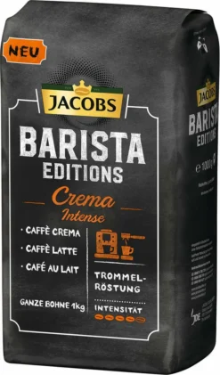 JACOBS Kaffeebohnen Barista Editions Crema Intense 2 X 1kg Ganze Bohnen + 1 Aluminiumdose Im Barista Design -Senseo || Tassimo Verkäufe 821989862b942d4dba7a28d5f470b9c0 1