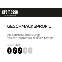 Cremesso Lungo Decaffeinato 16 Kapseln -Senseo || Tassimo Verkäufe 851922fc008d467154f58006453916a8