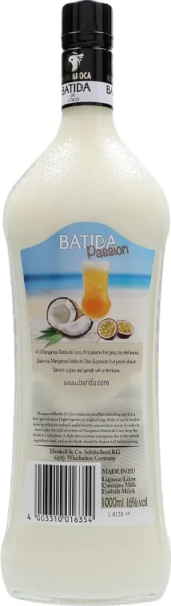 Batida De Coco Likör 1 Liter Flasche 1,0l 16%vol. -Senseo || Tassimo Verkäufe 854920d2bd010899009700c182fa69c1