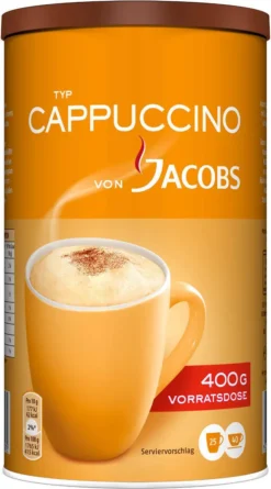 JACOBS Typ Cappuccino 6 Dosen 6 X 400 G -Senseo || Tassimo Verkäufe 85a99c4d839c3bbdfd8859358d337b72