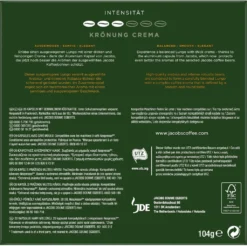 Jacobs Kaffeekapseln Krönung Crema, 20 Nespresso®* Kompatible Kapseln, 1 X 20 Getränke -Senseo || Tassimo Verkäufe 88803a0d85c94477b5ab424d06a22687