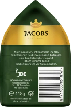 JACOBS Pads Crema Balance 5 X 18 Getränke - 90 Kaffeepads Senseo Kompatibel -Senseo || Tassimo Verkäufe 8a71e6ea0e0c53d5b342d22af0294e66
