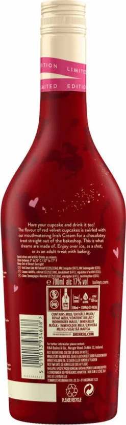 Baileys Red Velvet Cupcake Likör 0,7 L -Senseo || Tassimo Verkäufe 8b3d28f9359fc462cfb8b9388fd8c2d8