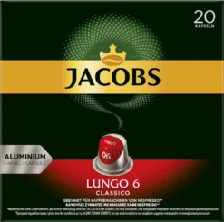 JACOBS Kapseln Lungo 6 Classico & Decaffeinato 6 Je 100 Nespresso®* Kompatibel -Senseo || Tassimo Verkäufe 8d1d1419b56d4e27627f48482b5daebe 2