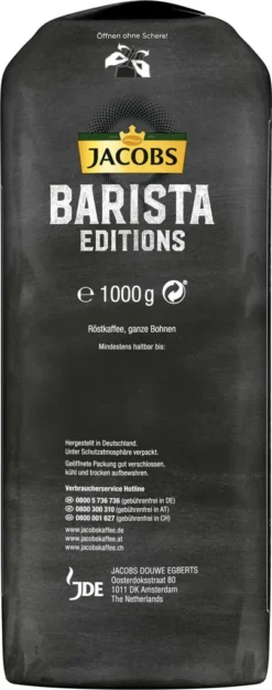JACOBS Kaffeebohnen Barista Editions Espresso 2 X 1 Kg Espressobohnen Ganze Bohne -Senseo || Tassimo Verkäufe 8e9bfbc8b8605326360badd77fab4bf0