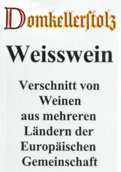 Domkellerstolz Weißwein (12x1,0L) -Senseo || Tassimo Verkäufe 8eb048f7ff5bc1e1df4944f9a235783b
