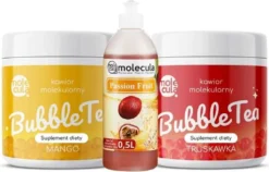 Bubble Tea Set - Erdbeere Und Mango, Maracujasirup, Tassen Und Strohhalme