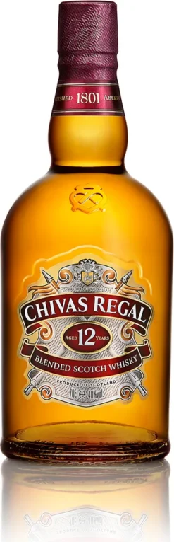 Chivas Regal 12 Jahre Premium Blended Scotch Whisky 0,7L (40% Vol)- [Enthält Sulfite]