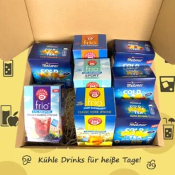 XXL Genussleben Cold Tea Box Mit Insgesamt 128 Beuteln Cold Tea Von Meßmer Und Frio -Senseo || Tassimo Verkäufe 92c6b3171ad3d87e1e8a3438689a7fff