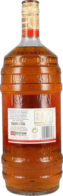 Captain Morgan Original Spiced Gold Barrel Bottle | 35 % Vol | 1,5 L -Senseo || Tassimo Verkäufe 96d77d914af2333a42edd9e7601c8caf