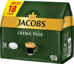 Jacobs Crema Pads | 18 Senseo Kompatible Kaffeepads 118 G 6 Jacobs Crema Pads | 18 Senseo Kompatible Kaffeepads 118 G -Senseo || Tassimo Verkäufe 977cb464aa72c49ace25d0238a26bb35