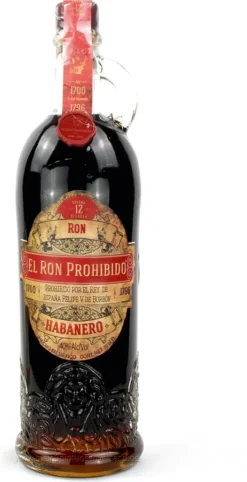 El Ron Prohibido Rum Solera 12 Jahre Mexican Rum | 40 % Vol | 0,7 L