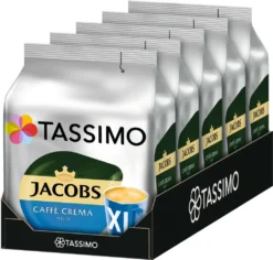 TASSIMO Jacobs Caffè Crema Mild XL 5er Pack T Discs Kaffee Kapseln 5x16 Getränke