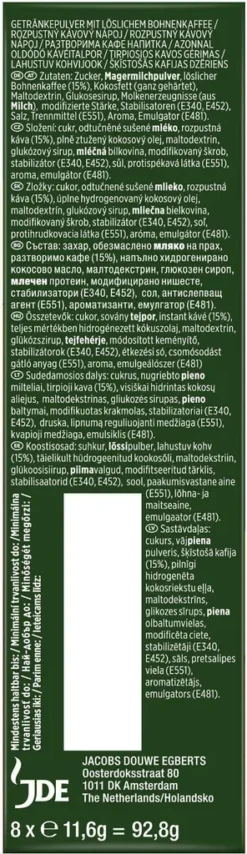 JACOBS Löskaffee Typ Cappuccino 10 X 8 Sticks - 80 Getränke Instantkaffee -Senseo || Tassimo Verkäufe a035c6ca81effff4e01a264f58c04921