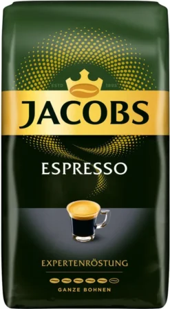 JACOBS Kaffeebohnen Expertenröstung Espresso 3 Kg Ganze Espressobohnen + 1 Jacobs Barista Becher + 1 Dose -Senseo || Tassimo Verkäufe a037ce096a3df84b726cbc898a477e08