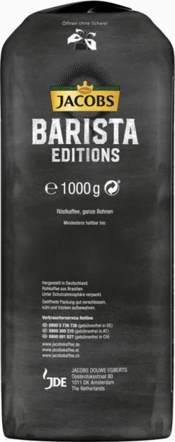 JACOBS Kaffeebohnen Barista Editions Crema Do Brasil 4 X 1 Kg Geröstete Bohnen -Senseo || Tassimo Verkäufe a0babf94a0917c77ea09cc8e1e8b9123