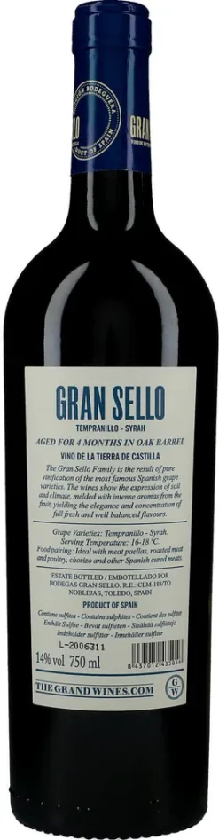 Gran Sello Tempranillo - Syrah – 2019 -Senseo || Tassimo Verkäufe a11e73ffa09be8829bdf35ec350b108b