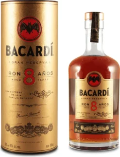 Bacardi Reserva Ocho 8 Jahre Rare Gold Rum Puerto Rico | 40 % Vol | 0,7 L -Senseo || Tassimo Verkäufe a1285f5a786298b21a82e9f001da3e01