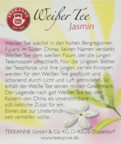 Teekanne Weißer Tee Jasmin Mild Im Geschmack Mit Natürlichem Aroma 25g -Senseo || Tassimo Verkäufe a2d5283c6549920021e16e572fa8ff3a