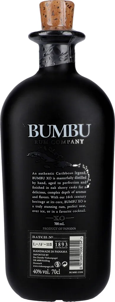 Bumbu Rum XO 0,7l, Alc. 40 Vol.-%, Rum Barbados 5 Bumbu Rum XO 0,7l, Alc. 40 Vol.-%, Rum Barbados – Bild 5