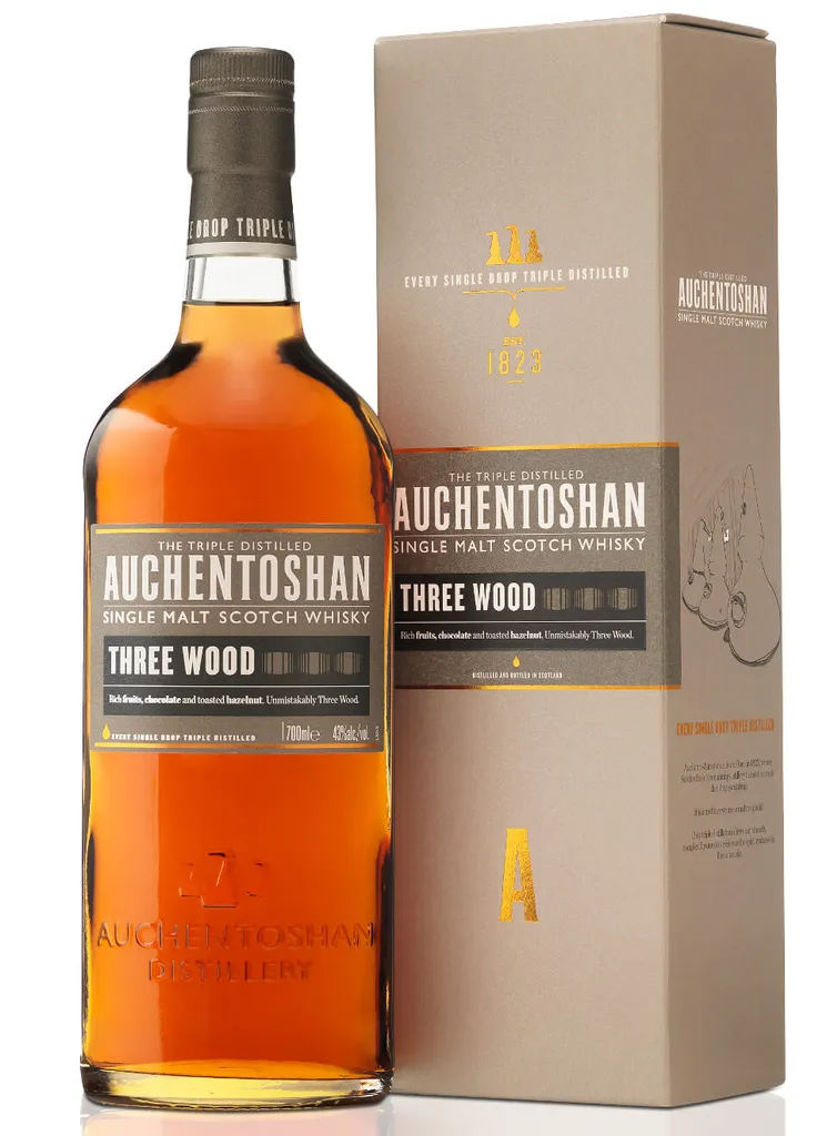 Auchentoshan Three Wood Single Malt Scotch Whisky Triple Distilled | 43 % Vol | 0,7 L 7 Auchentoshan Three Wood Single Malt Scotch Whisky Triple Distilled | 43 % Vol | 0,7 L – Bild 7