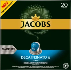JACOBS Kapseln Nespresso®* Kompatibel 5x20 Lungo 8 Intenso+ 5x20 Decaffeinato 6 -Senseo || Tassimo Verkäufe a3d6959983adff3b4558d65c21f3f3dc 2