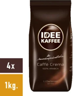 Idee Kaffee - Caffè Crema Bohnen - 4x 1kg -Senseo || Tassimo Verkäufe a5b2c5ca5c2e3059b0629ee9bd55ea2e