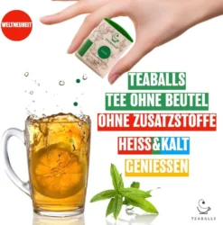 TEABALLS - Erdbeere (1x 8g) | BLACK SELECTION | 30-60 Tassen Tee 8 TEABALLS - Erdbeere (1x 8g) | BLACK SELECTION | 30-60 Tassen Tee -Senseo || Tassimo Verkäufe a772f347df5fa2c16839aab44514edd0