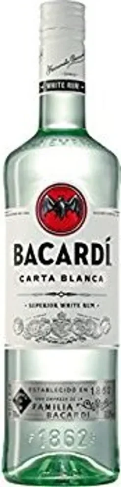 Bacardi Carta Blanca Superior White Rum Puerto Rico | 37,5 % Vol | 0,7 L