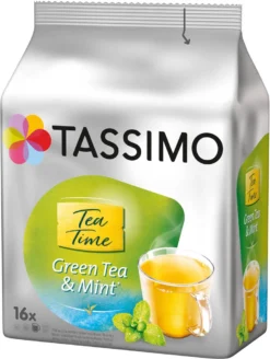 TASSIMO Kapseln Tea Time Grüner Tee Mit Minze 5 X 16 Getränke Teekapseln T-Discs -Senseo || Tassimo Verkäufe a82f1b7a35f37f0f1387c1a7bed824dd