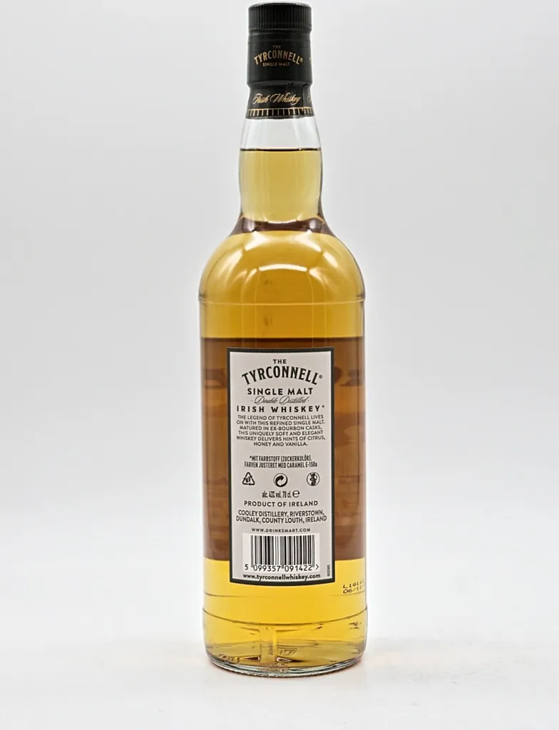 The Tyrconnell Single Malt Irish Whiskey | 40 % Vol | 0,7 L 5 The Tyrconnell Single Malt Irish Whiskey | 40 % Vol | 0,7 L – Bild 5