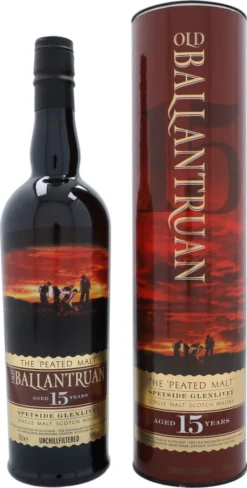 Old Ballantruan 15 Years + GB 0,7liter