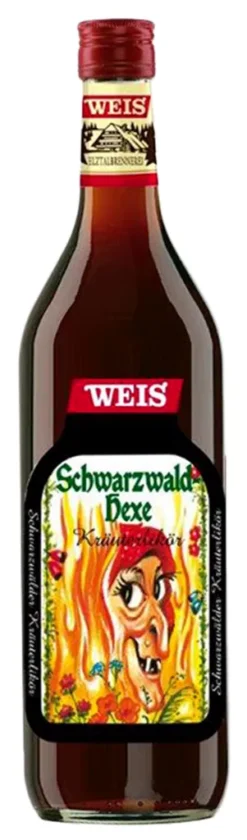 Schwarzwald-Hexe | Schwarzwälder Kräuterlikör | 1l. Flasche