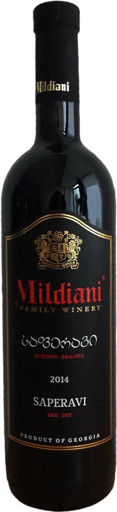 Mildiani Rotwein Saperavi 0,75L Georgischer Wein Trocken