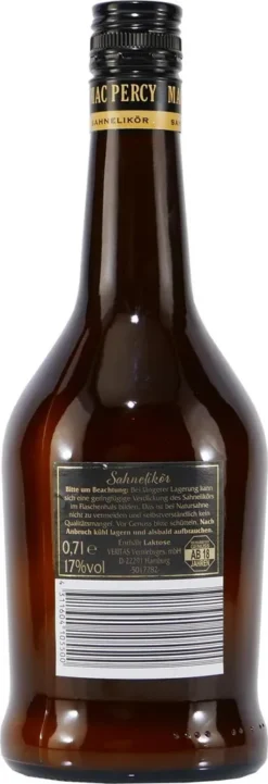 MAC PERCY Sahnelikör 17% 0,7l -Senseo || Tassimo Verkäufe abb082440896d7ed5cce67a9b8235a47