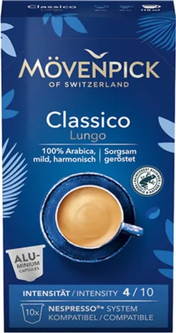Mövenpick Classico Lungo Green Cap Aus Gemahlenen Arabica Bohnen 57g -Senseo || Tassimo Verkäufe acc9ca9672f4bf4842b90c9a4e926270