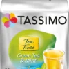 TASSIMO Kapseln Tea Time Grüner Tee Minze T Discs Teekapseln 16 Getränke Teekapseln