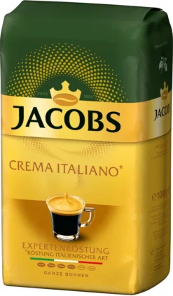 JACOBS Kaffeebohnen Expertenröstung Crema Italiano Bohnenkaffee 2 X 1 Kg Ganze Bohne -Senseo || Tassimo Verkäufe b061bb531058ef760a6f18bf3739e3d3