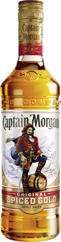 Captain Morgan Original Spiced Gold Spirit Drink Karibik | 35 % Vol | 0,7 L