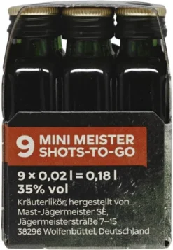 Jägermeister Kräuterlikör Partypackung 35% 9x0,02L -Senseo || Tassimo Verkäufe b2faebc8718f75e576cb6bd7db327efd